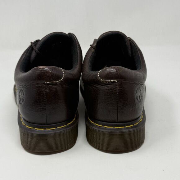 Dr Martens Boston Shoes Mens 10 Brown Leather 4 Eye Lace Up Oxford Casual Unisex main image 5
